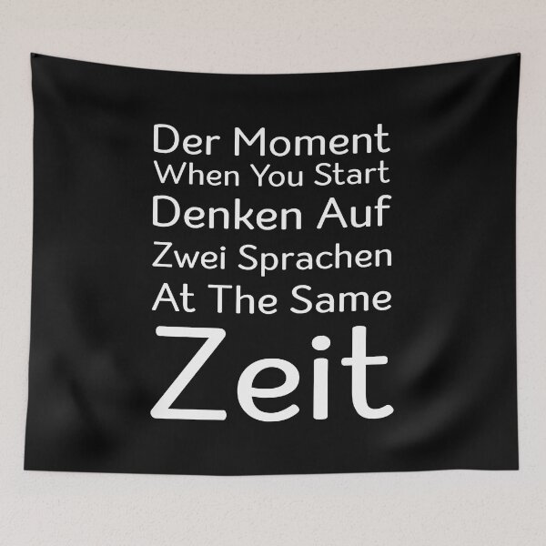 Item preview, Der Moment When You Start Funny German/English Language Student designed and sold by Tatus Brinal.