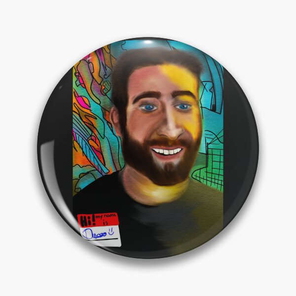 Item preview, Introspective artistic self portrait, colorful rendition  designed and sold by dusso.