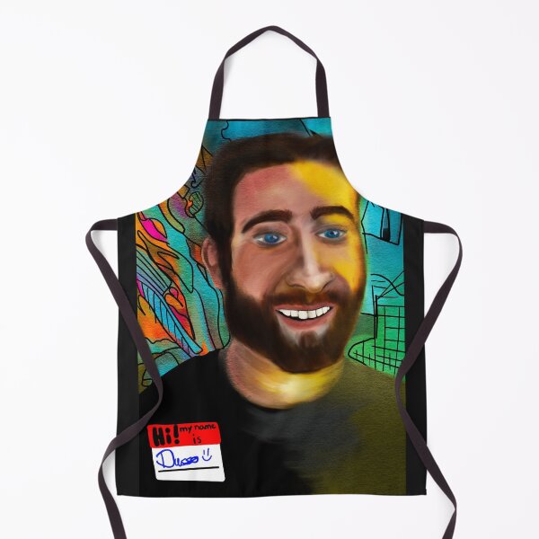 Item preview, Introspective artistic self portrait, colorful rendition  designed and sold by dusso.