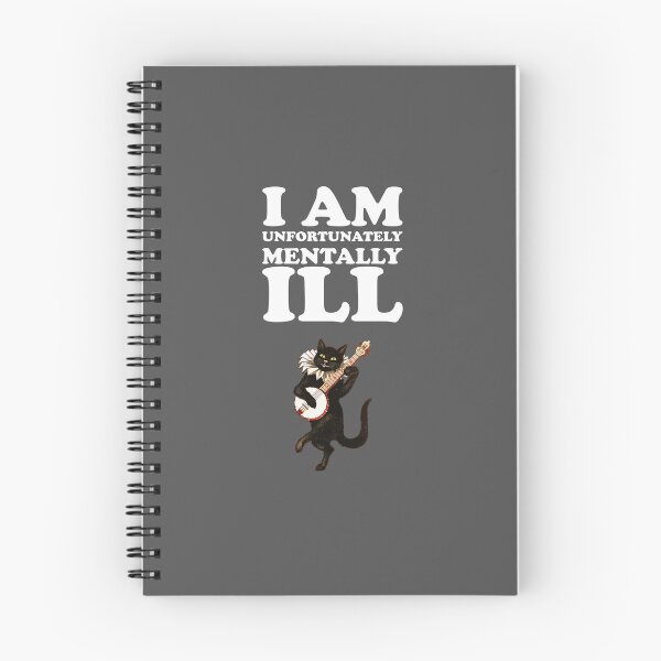 Item preview, I am Unfortunately Mentally Ill | Dancing Cat designed and sold by SomeDesignThing.