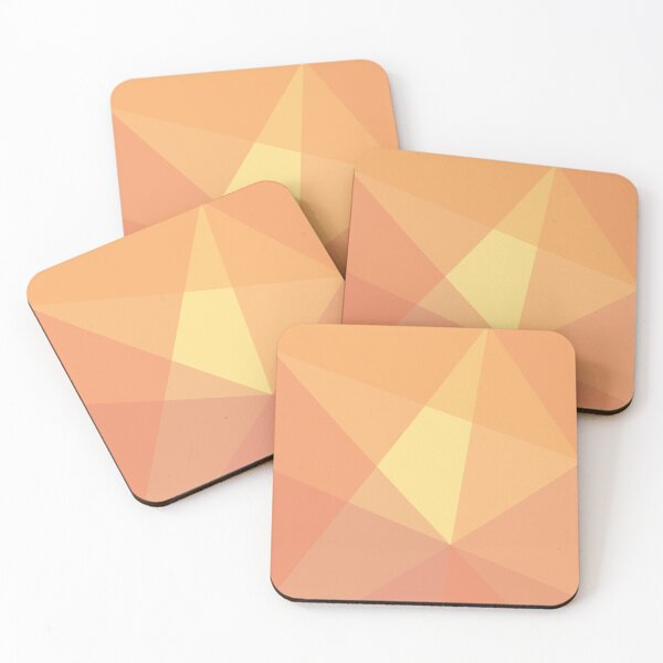 Item preview, Orange and pink triangles design designed and sold by BattaAnastasia.