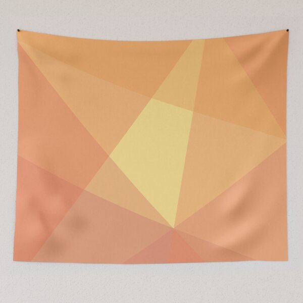 Item preview, Orange and pink triangles design designed and sold by BattaAnastasia.