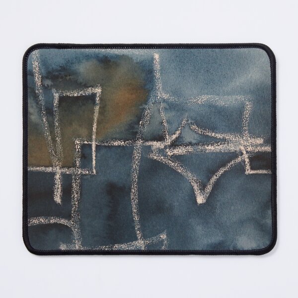 Item preview, Night City Rainy Reflections mixed media painting designed and sold by ChillonLeachArt.