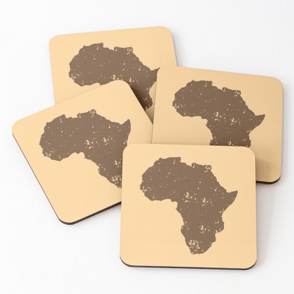 Item preview, Map shape continent of AFRICA (distressed) designed and sold by jazzydevil.