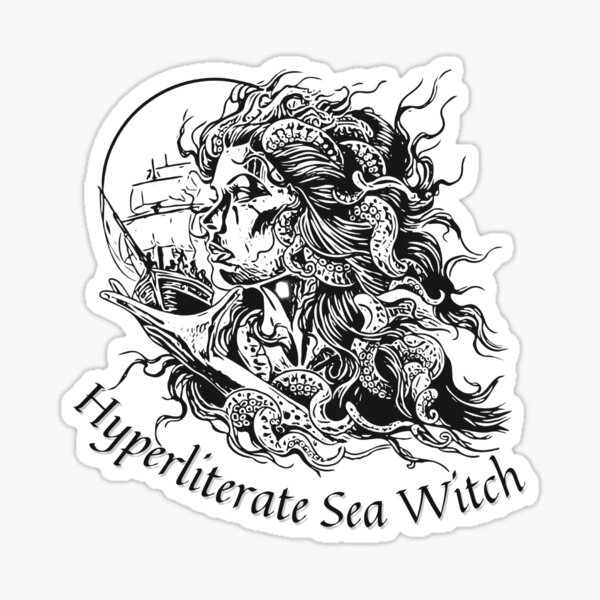 Hyperliterate Sea Witch Sticker