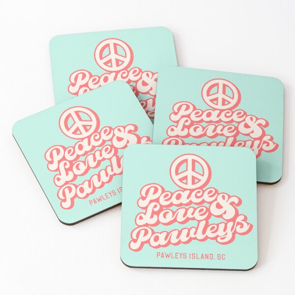 Item preview, Peace Love and Pawleys - Pawleys Island South Carolina SC Tourist Souvenir  designed and sold by carolinafound.