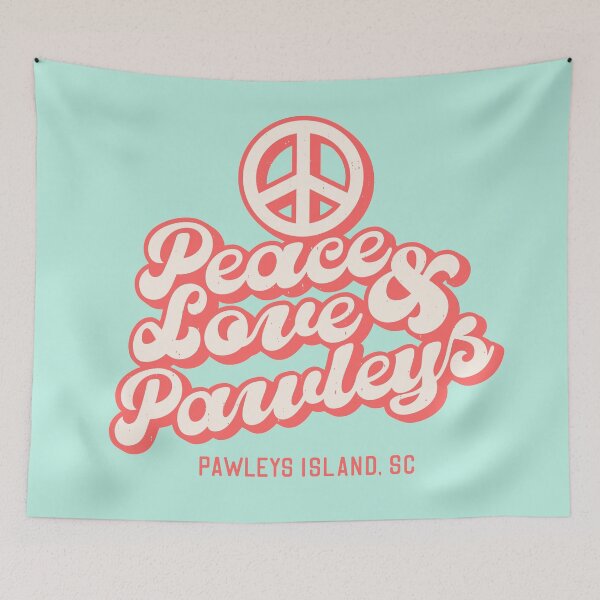 Item preview, Peace Love and Pawleys - Pawleys Island South Carolina SC Tourist Souvenir  designed and sold by carolinafound.