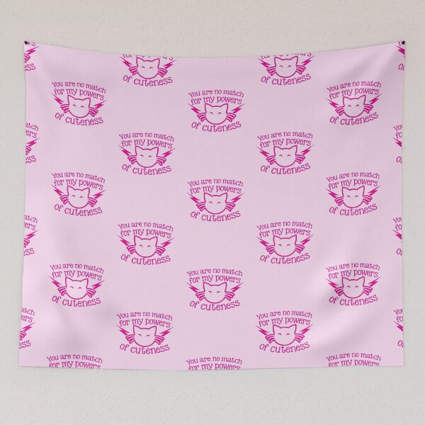 Item preview, You are NO MATCH for my powers of CUTENESS! kitty cat designed and sold by jazzydevil.