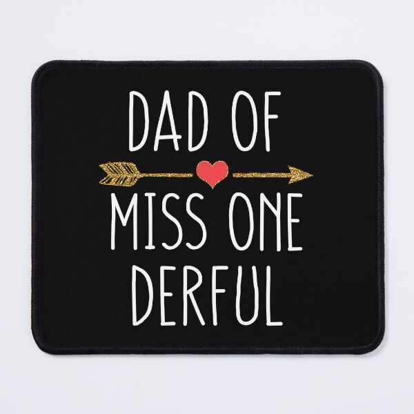 Item preview, Dad Of Miss Onederful For Dad Of 1 Year Old Girl Birthday designed and sold by PameGraha.
