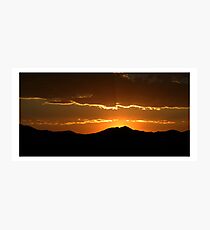 Saratoga Springs Sunset Photographic Print