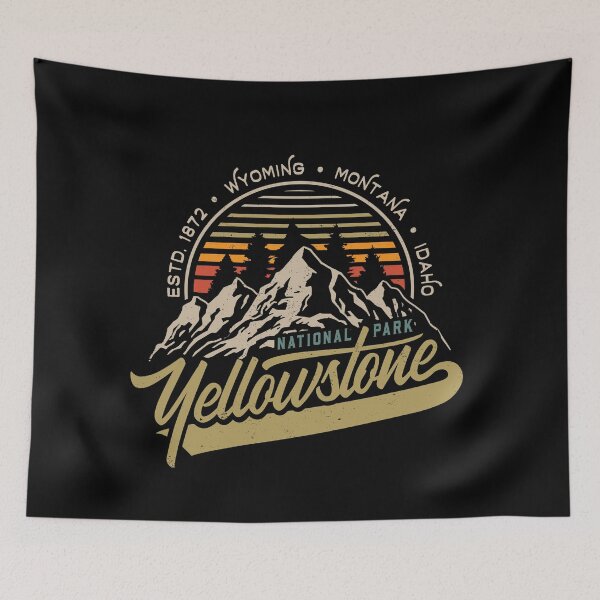 Item preview, Yellowstone National Park Hiking Camping designed and sold by MarkusShirts.