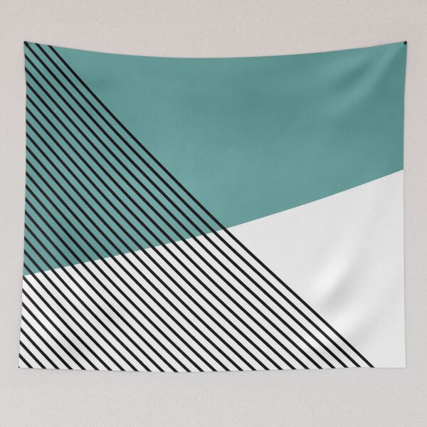 Item preview, Simple geometric art - turquoise designed and sold by BattaAnastasia.