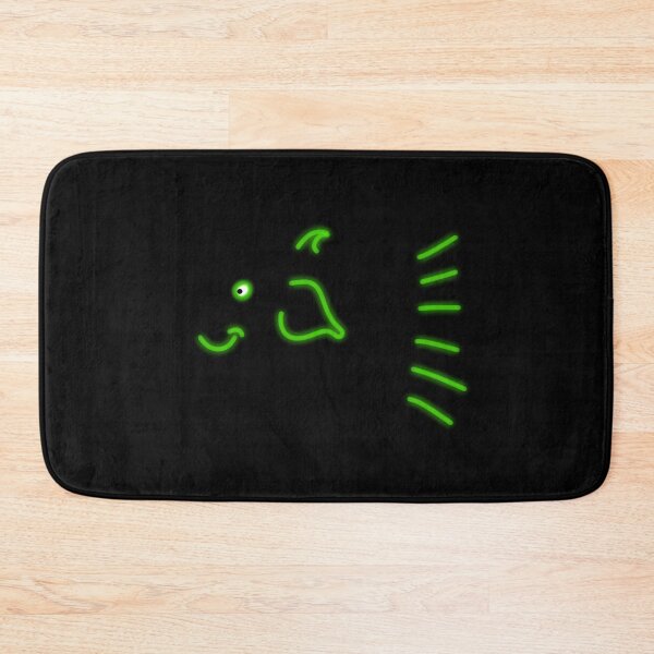 Item preview, Neon smiling fish Cat bed design  designed and sold by TipTopTapo.