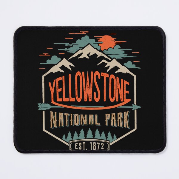 Item preview, Yellowstone National Park Hiking Camping designed and sold by MarkusShirts.