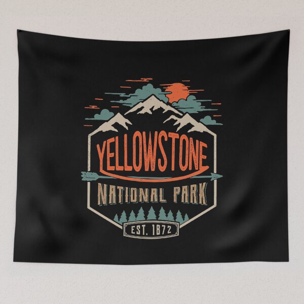 Item preview, Yellowstone National Park Hiking Camping designed and sold by MarkusShirts.