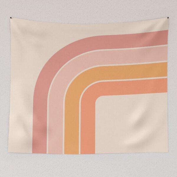 Item preview, Pink and orange retro arches designed and sold by BattaAnastasia.