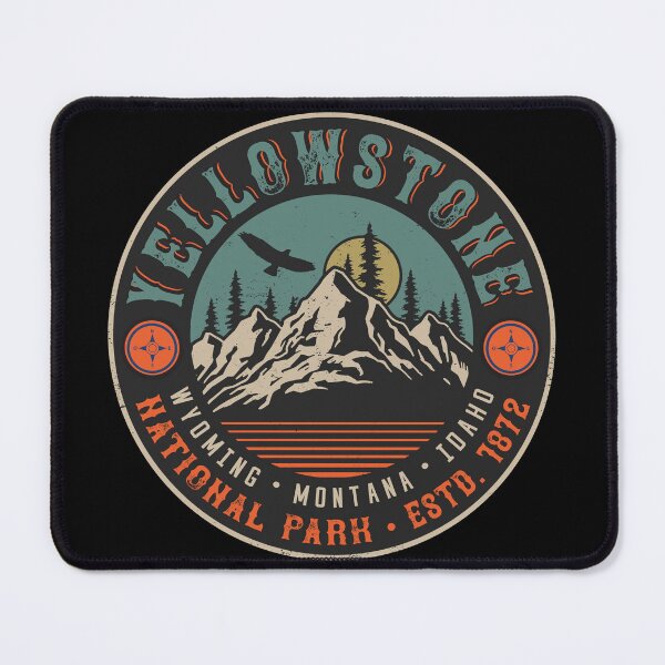 Item preview, Yellowstone National Park Hiking Camping designed and sold by MarkusShirts.
