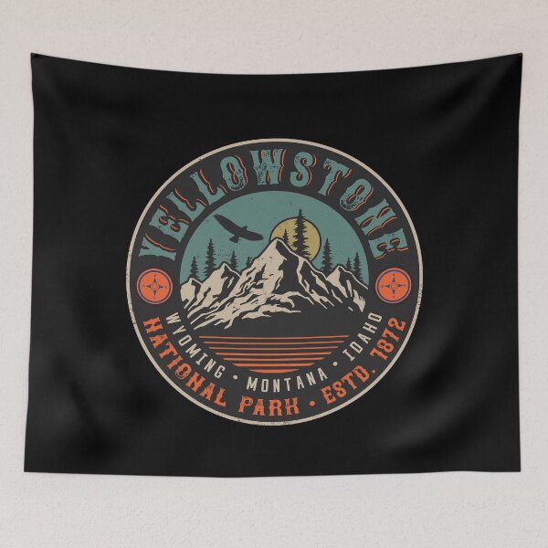 Item preview, Yellowstone National Park Hiking Camping designed and sold by MarkusShirts.