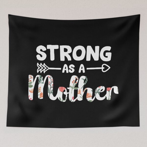 Item preview, Strong As A Mother Floral Design Cute Mothers Day designed and sold by haselshirt.