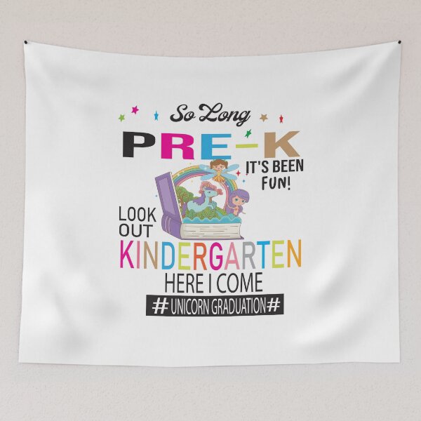 Item preview,  Kids So Long Pre-K Kindergarten Here I Come Unicorn Graduation designed and sold by karim82.