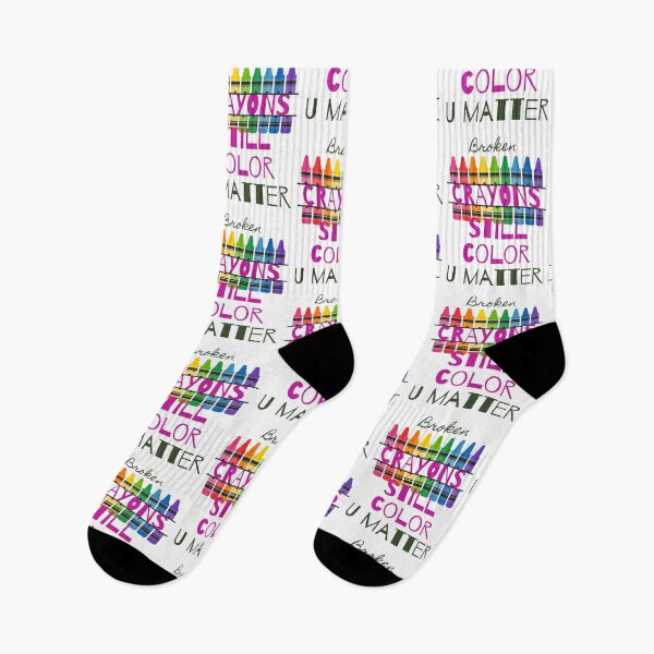 Item preview, Broken Crayons Still Color, U Matter - Lifes Inspirational Quotes designed and sold by MikeMargolisArt.
