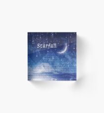 ACOMAF Starfall Szene (Text) Acrylblock