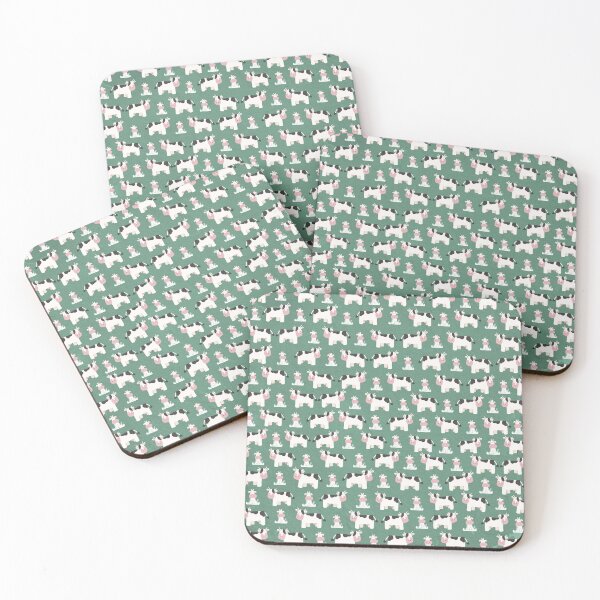 Item preview, Cows On Green Background 2 designed and sold by KarenWoodArt.