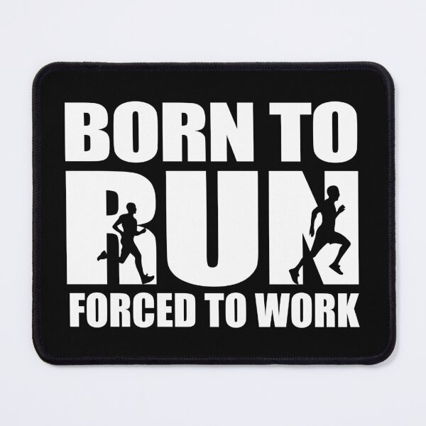 Item preview, Born To Run Forced To Work Running Gift Idea designed and sold by haselshirt.