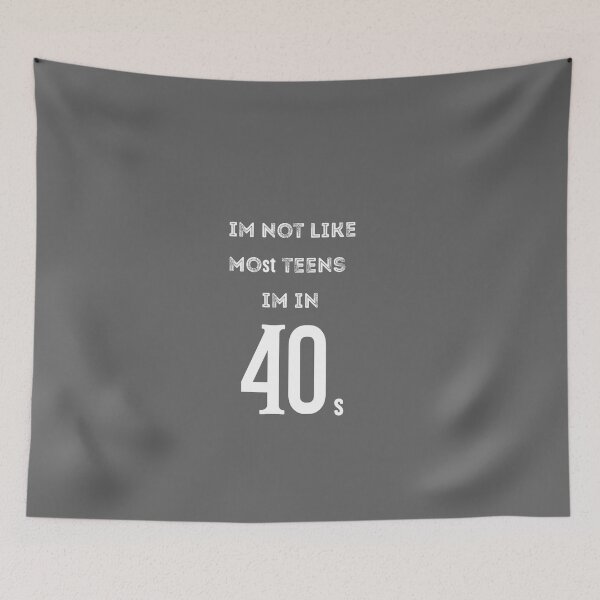 Item preview, I'm Not Like Most Teens I'm In My 40s Funny Shirt, Funny Mom Shirt, Birthday Mom Shirt, 40th Birthday Shirt, Mom Shirt designed and sold by zeyuss.