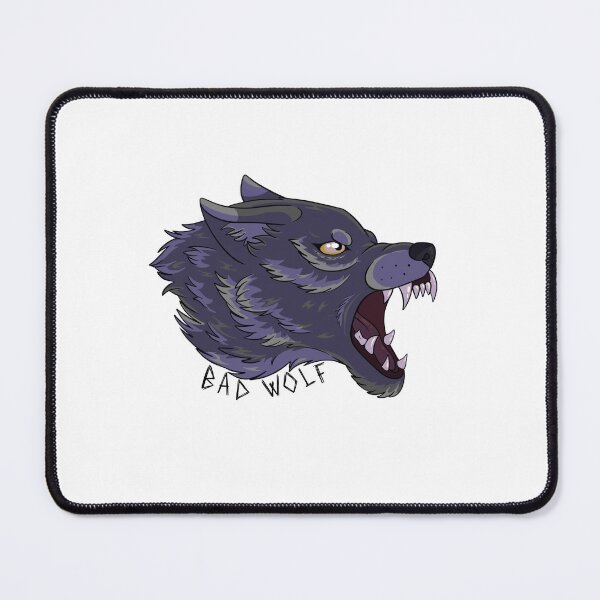 Item preview, Bad Wolf designed and sold by Little Crows Trinkets.