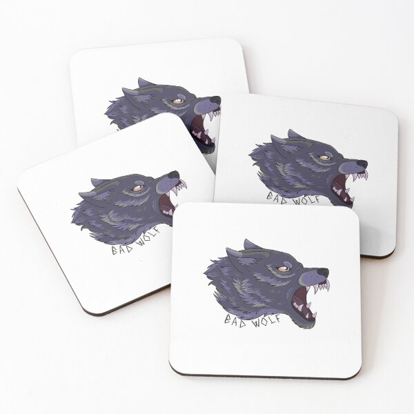 Item preview, Bad Wolf designed and sold by Little Crows Trinkets.