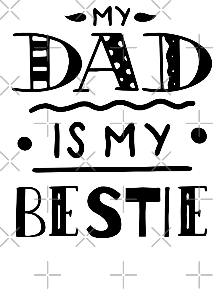 Camiseta para niños «Mi papá es mi mejor amigo, regalo del día del padre»  de creativeKev | Redbubble