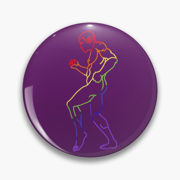 Item preview, Rainbow running man designed and sold by 3leggeddogg.