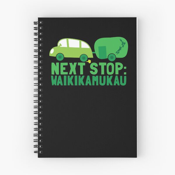 Item preview, NEXT STOP: Waikikamukau funny fake Kiwi New Zealand travel destination designed and sold by jazzydevil.