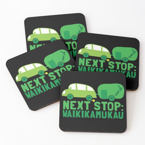 Item preview, NEXT STOP: Waikikamukau funny fake Kiwi New Zealand travel destination designed and sold by jazzydevil.