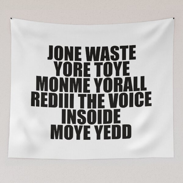Item preview, Jone waste yore toye monme yorall rediii the voice insoide moye designed and sold by BLESSSS.
