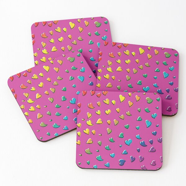 Item preview, Rainbow color hearts for peace, love, friendship and lovely times designed and sold by HectorCantres.