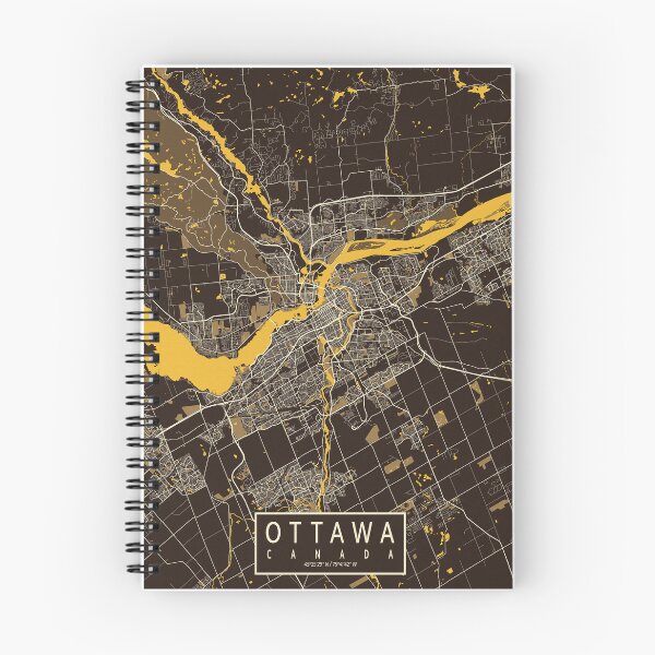 Item preview, Ottawa City Map of Ontario, Canada - Pastel designed and sold by deMAP.