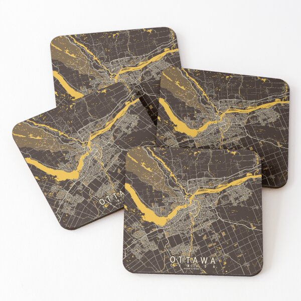 Item preview, Ottawa City Map of Ontario, Canada - Pastel designed and sold by deMAP.