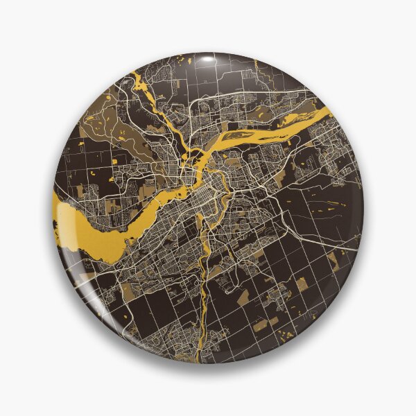 Item preview, Ottawa City Map of Ontario, Canada - Pastel designed and sold by deMAP.