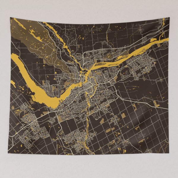 Item preview, Ottawa City Map of Ontario, Canada - Pastel designed and sold by deMAP.