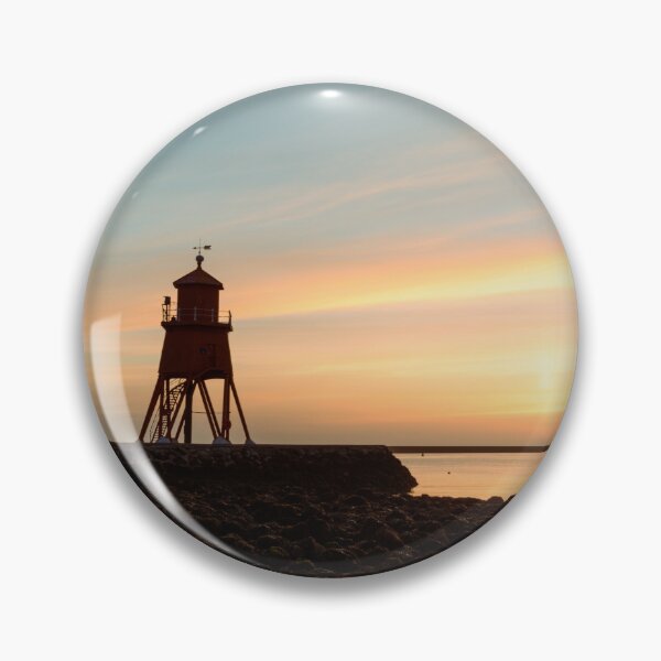 Item preview,  Herd Groyne Lighthouse Sunrise designed and sold by John Dunbar.