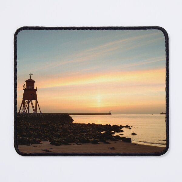 Item preview,  Herd Groyne Lighthouse Sunrise designed and sold by John Dunbar.