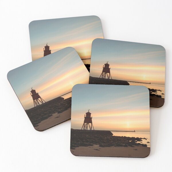 Item preview,  Herd Groyne Lighthouse Sunrise designed and sold by John Dunbar.