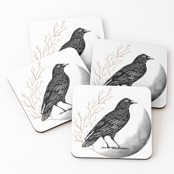 Item preview, Raven - Symbol of Magic, Wisdom, Death and the Birth of Light designed and sold by witchlingart.