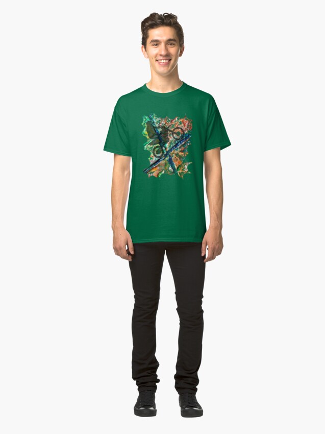 Alternate view of FULL THROTTLE BIKER Classic T-Shirt