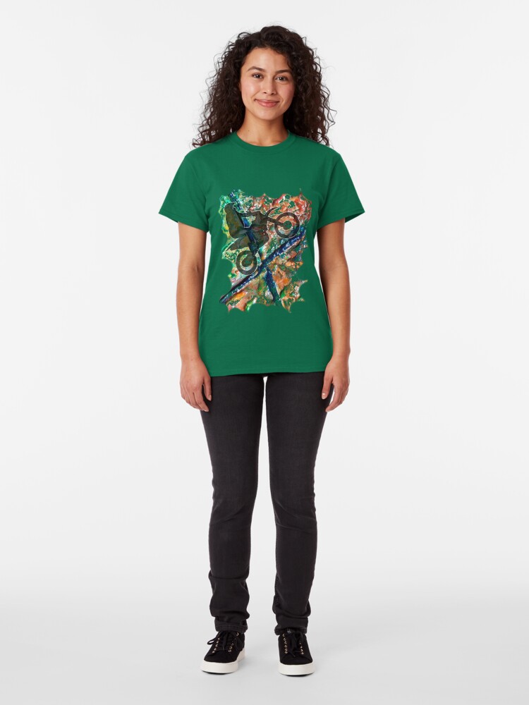 Alternate view of FULL THROTTLE BIKER Classic T-Shirt