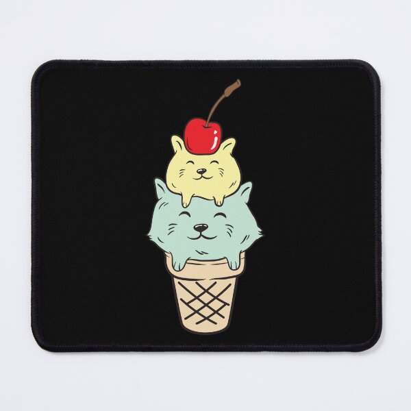 Item preview, Cute Ice Cream Cherry Cat Cat Lover Gift Idea designed and sold by haselshirt.