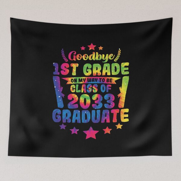 Item preview, Goodbye 1st Grade Class Of 2033 Graduate 1st Grade Tie dye  designed and sold by Fislux.