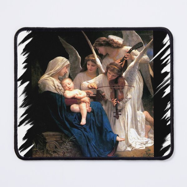 Item preview, Our Lady Song of Angels Virgin Mary and Infant Jesus Music Catholic Saint  designed and sold by hispanicworld.